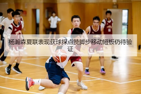 杨瀚森夏联表现获球探点赞脚步移动短板仍待验证
